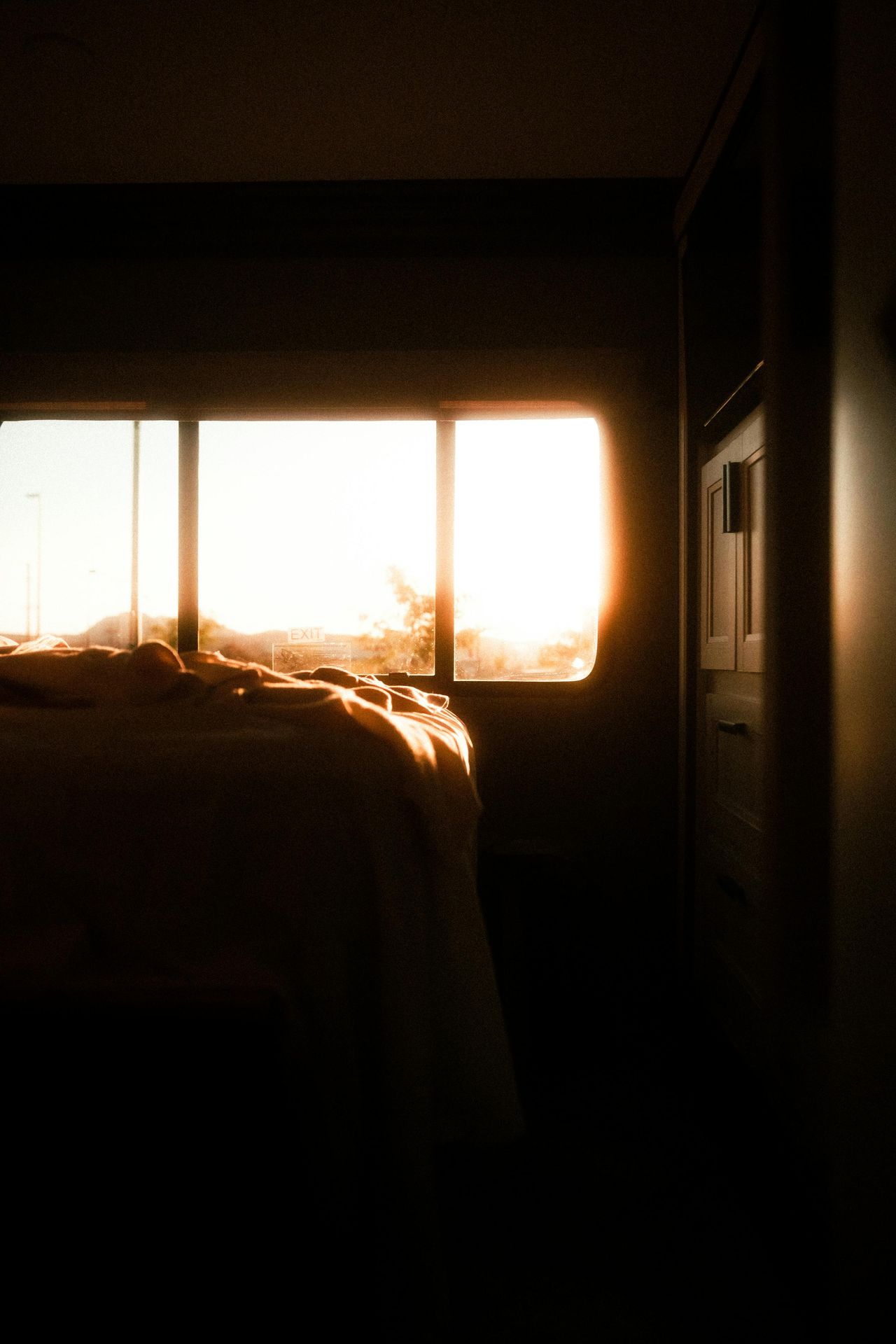 morning sunlight entering room