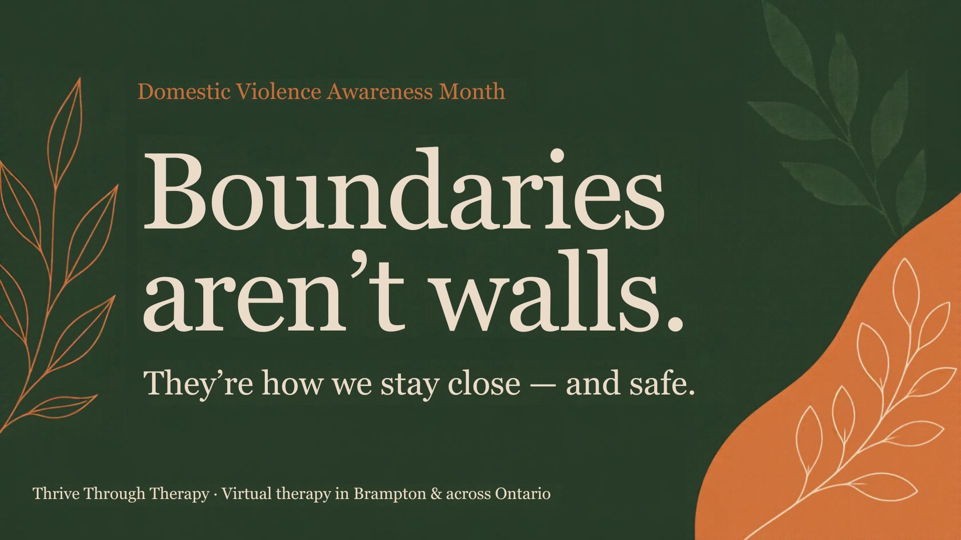 Boundaries After Trauma: How to Set Limits That Keep You Safe | Thrive Through Therapy