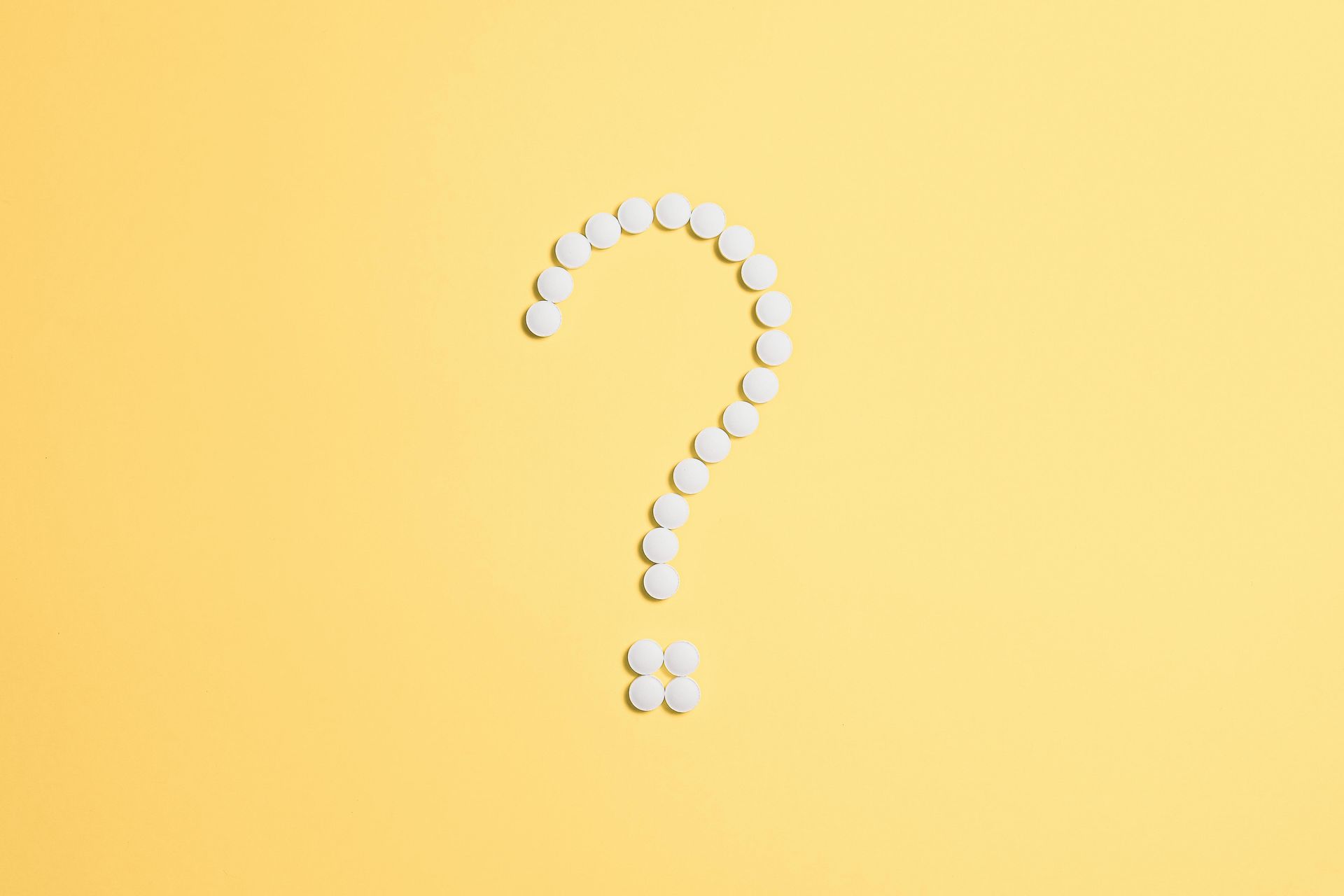 yellow background white question mark. Trauma therapist alaska online Stellar Insight Counseling How to start therapy how to find therapist alaska