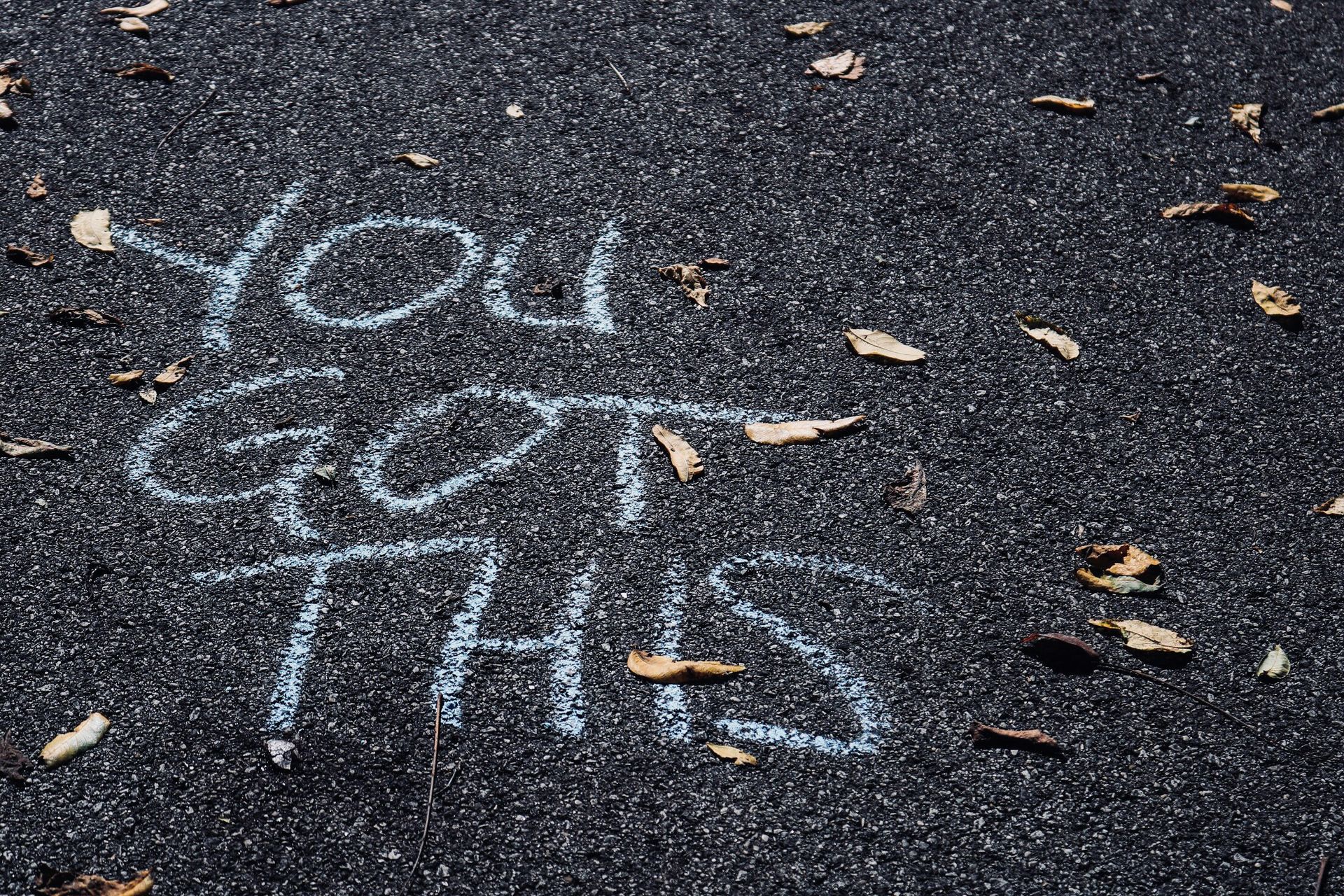 chalk spelling "you got this" online ptsd treatment fairbanks anchorage juneau palmer wasilla eagle river Alaska