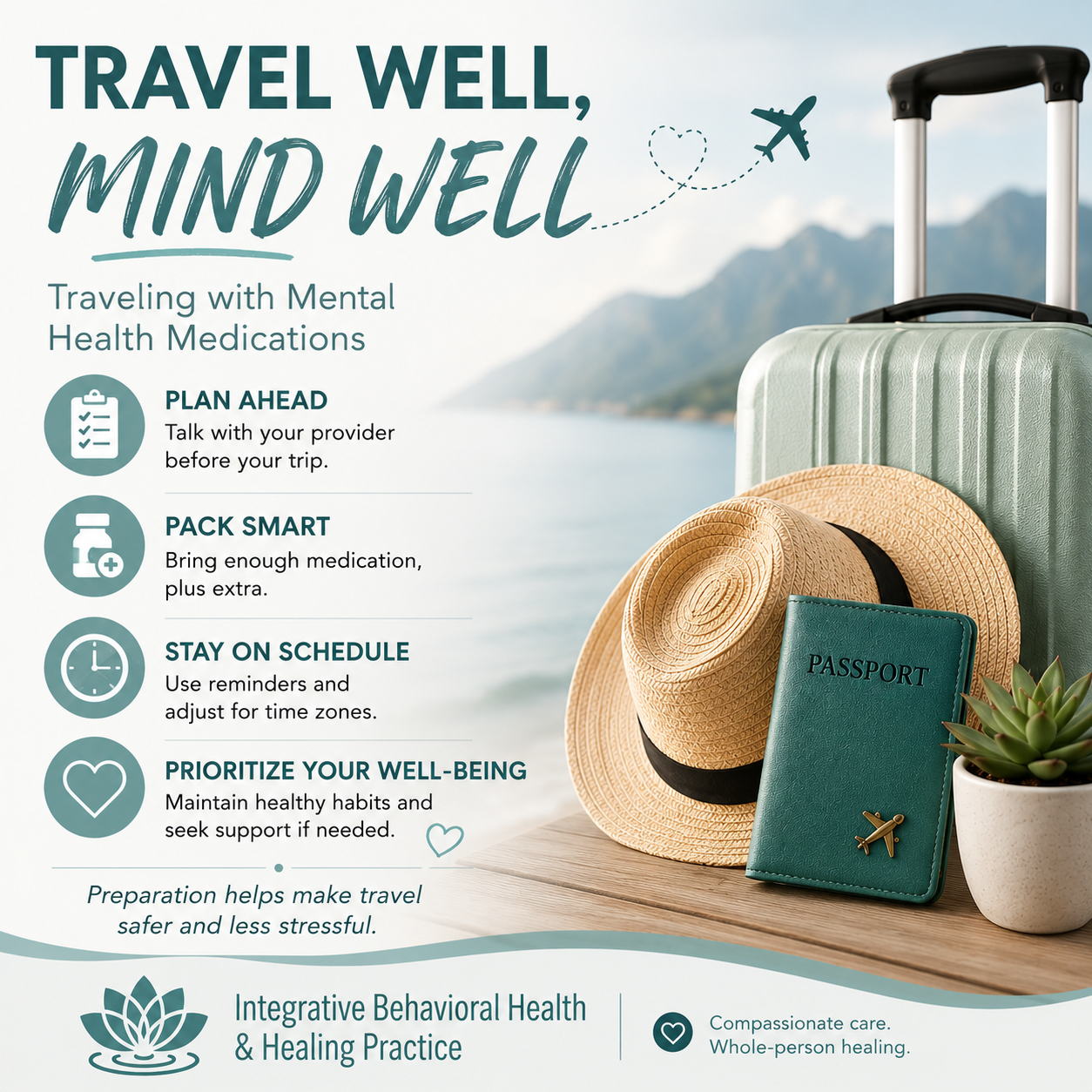 Traveling with Mental Health Medications