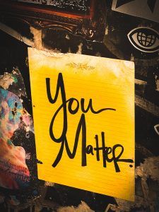 sign that says you matter, depression blog, signs to look for, counseling center at cinco ranch, katy texas 77494