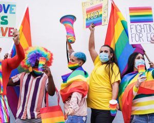 ally individuals supporting their community or their friends community, sign that spells out gender is a spectrum, What Being an LGBTQIA+ Ally is All About blog, counseling center at cinco ranch, katy Texas 77494