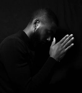 Man praying 
