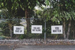 Seek support signs