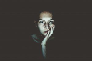 A woman that experienced a trauma and is uncertain of her future