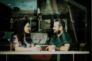 Parents discussing a plan for their child that has ADHD after their family counseling session in Katy, TX 77494