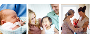 a newborn, a group picture of a family, and another couple with a newborn, adoption counseling blog, counseling center at cinco ranch, katy texas