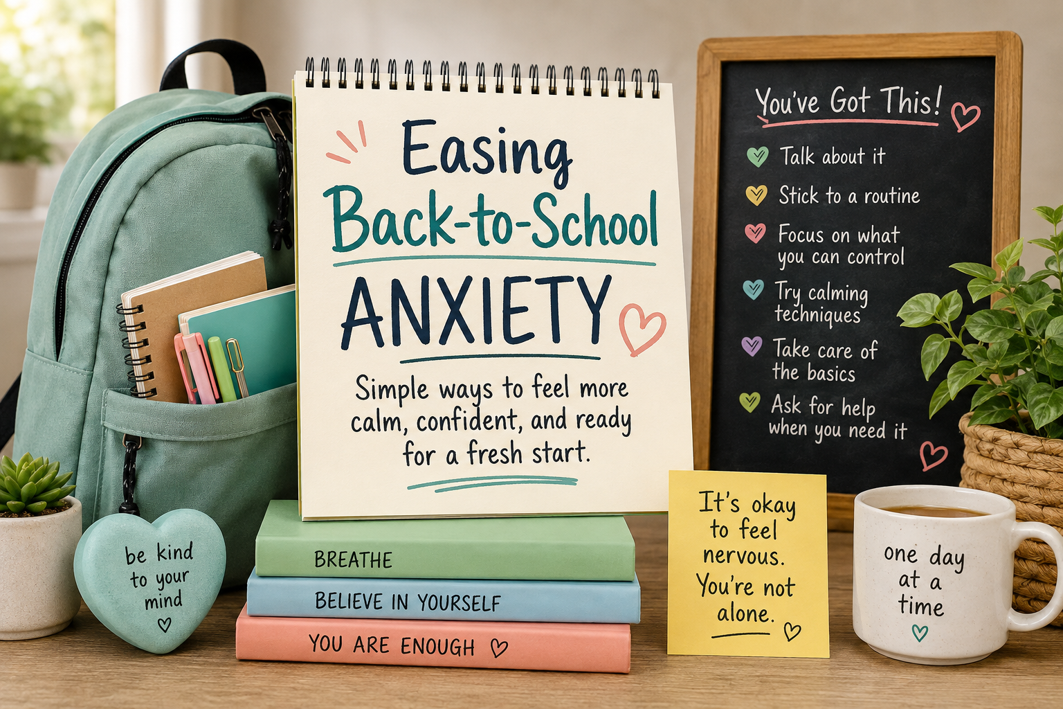Easing Back-to-School Anxiety: Simple Ways to Start the Year Feeling More Grounded