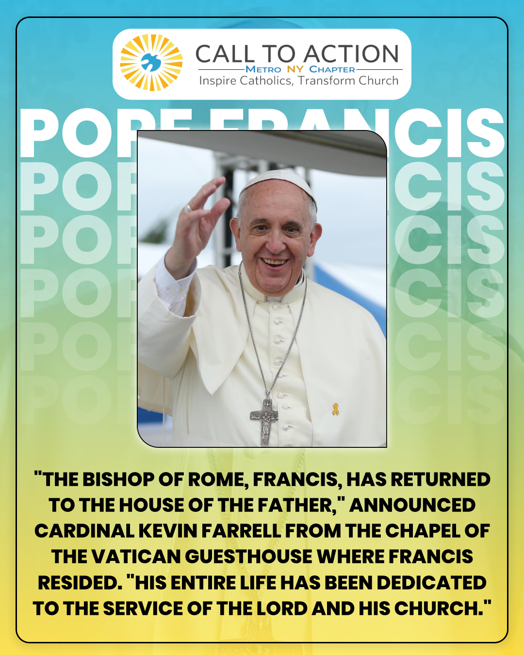 Death of Pope Francis 