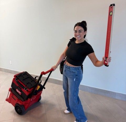 The back of a loaded truck filled with boxes of Koni Brick, wood panels, metal grid materials, and construction supplies — everything needed to begin the build-out of the new Mangrove Therapy Group office. For a Delray Beach mental health therapist practice committed to creating a genuinely warm and healing environment, no detail was too small to get right. The brick, wood, and soundproofing materials loaded here would soon transform a plain office into one of the most thoughtfully designed spaces for trauma therapy in Delray Beach.