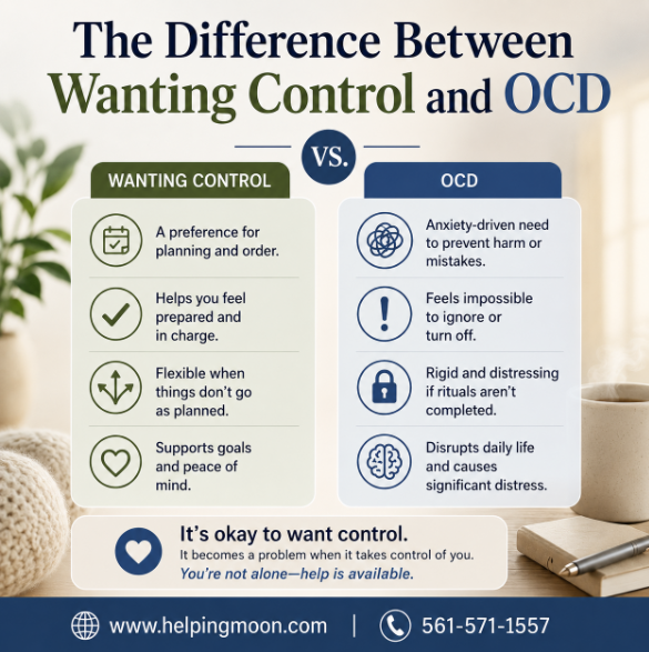The Difference Between Wanting Control and OCD