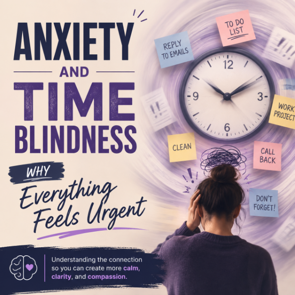 Anxiety and Time Blindness: Why Everything Feels Urgent