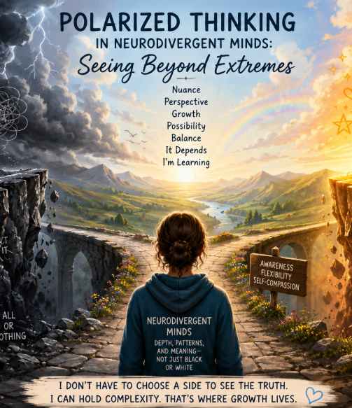 Polarized Thinking in Neurodivergent Minds: Seeing Beyond Extremes