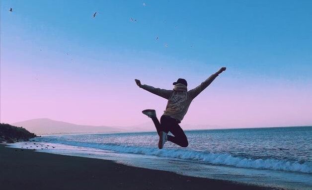 Photo of a person jumping in the air representing the freedom you feel after getting help for your depression, participating in counseling and finding relief from depression. Our psychotherapy practice can help you find this freedom if you're in Tampa or St. Petersburg, FL.