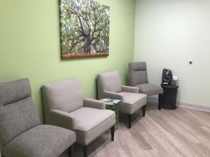 The interior of the St. Pete location of Wellness Psychological Services. Learn more about the support a psychologist in St. Pete, FL can offer by searching for st. Pete therapy today.