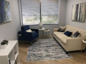 The interior of the St. Pete location of Wellness Psychological Services. Learn more about the support a psychologist in St. Pete, FL can offer by searching for st. Pete therapy today.