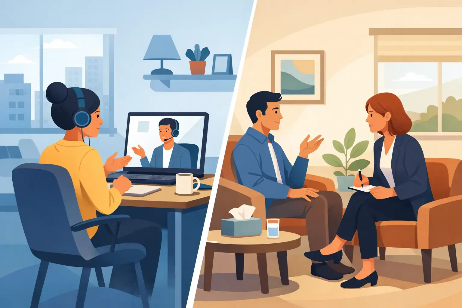 Online Therapy vs. In-Person: Which Fits You?