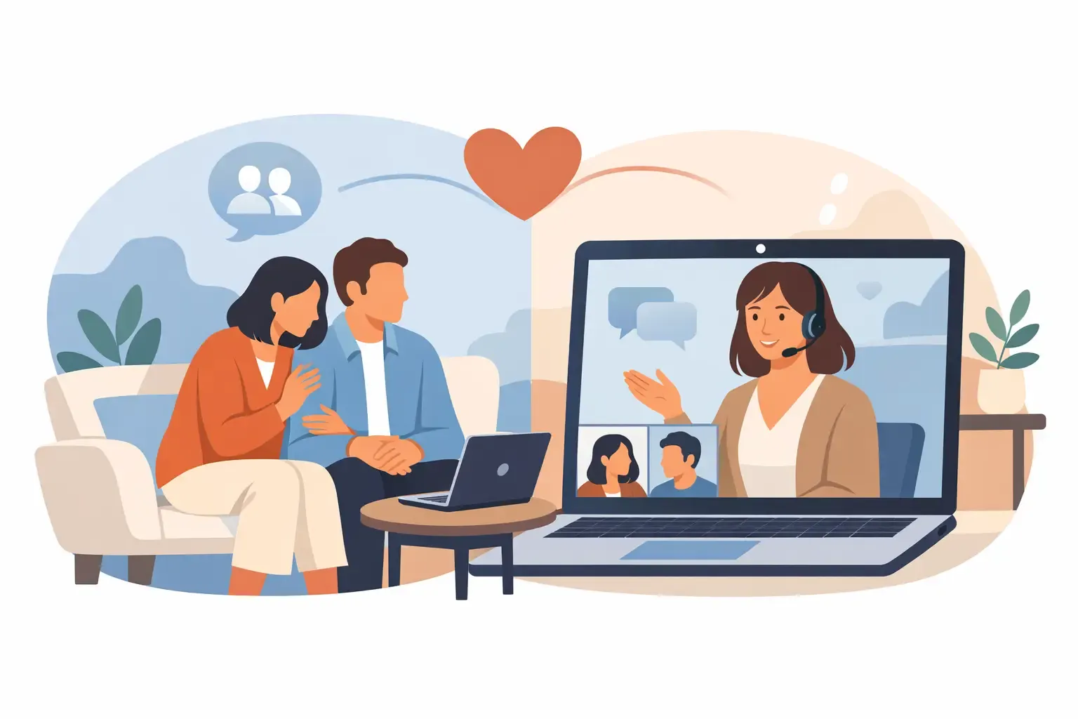 Couples Therapy Telehealth: What Sessions Are Really Like