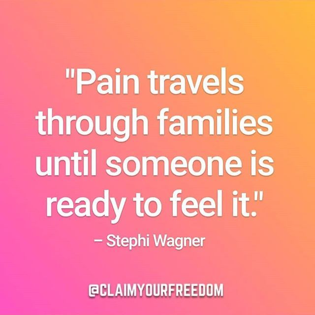 Not every pain we feel is ours, but everybody benefits from us transforming our relationship to every pain we experience...